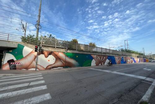 A Pesaro il murale coi colori antismog, contro intolleranze e discriminazioni