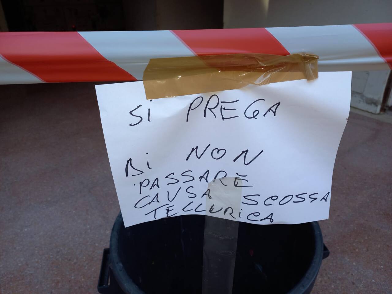 Cimitero di Jesi post terremoto