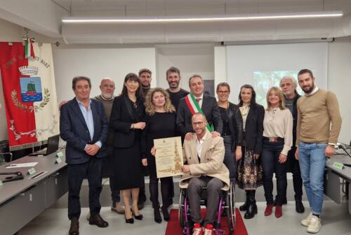 Ivan Cottini riceve la cittadinanza onoraria dal Comune di Gabicce. «Qui mi sento a casa»