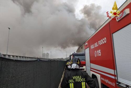 Jesi: incendio di sterpaglie, chiusa per mezz’ora la SS76