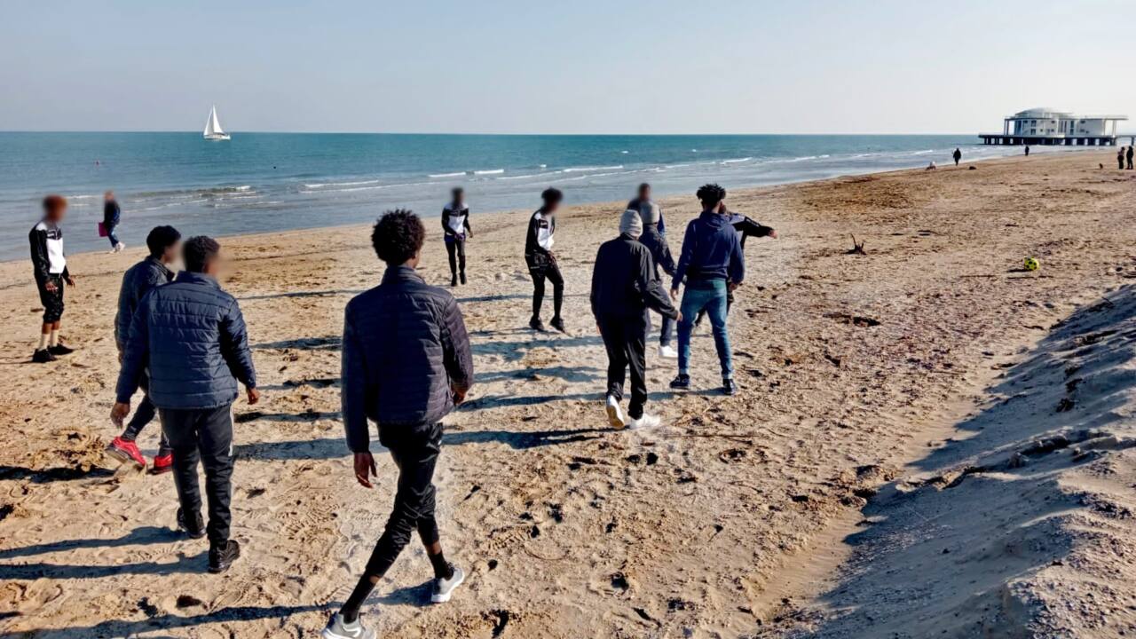 Momenti di svago per i migranti minorenni non accompagnati ospitati nel cas Futuro a Senigallia