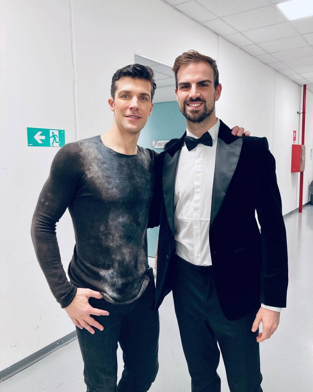 Roberto Bolle con Andrea Maceratesi