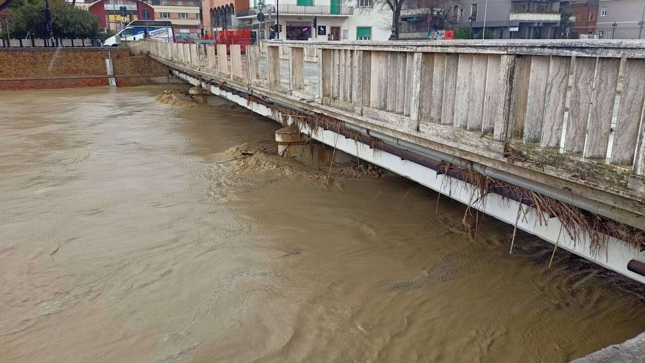 Il fiume Misa a Senigallia - Ponte Garibaldi