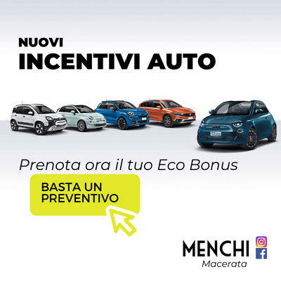 nuovi incentivi auto Menchi