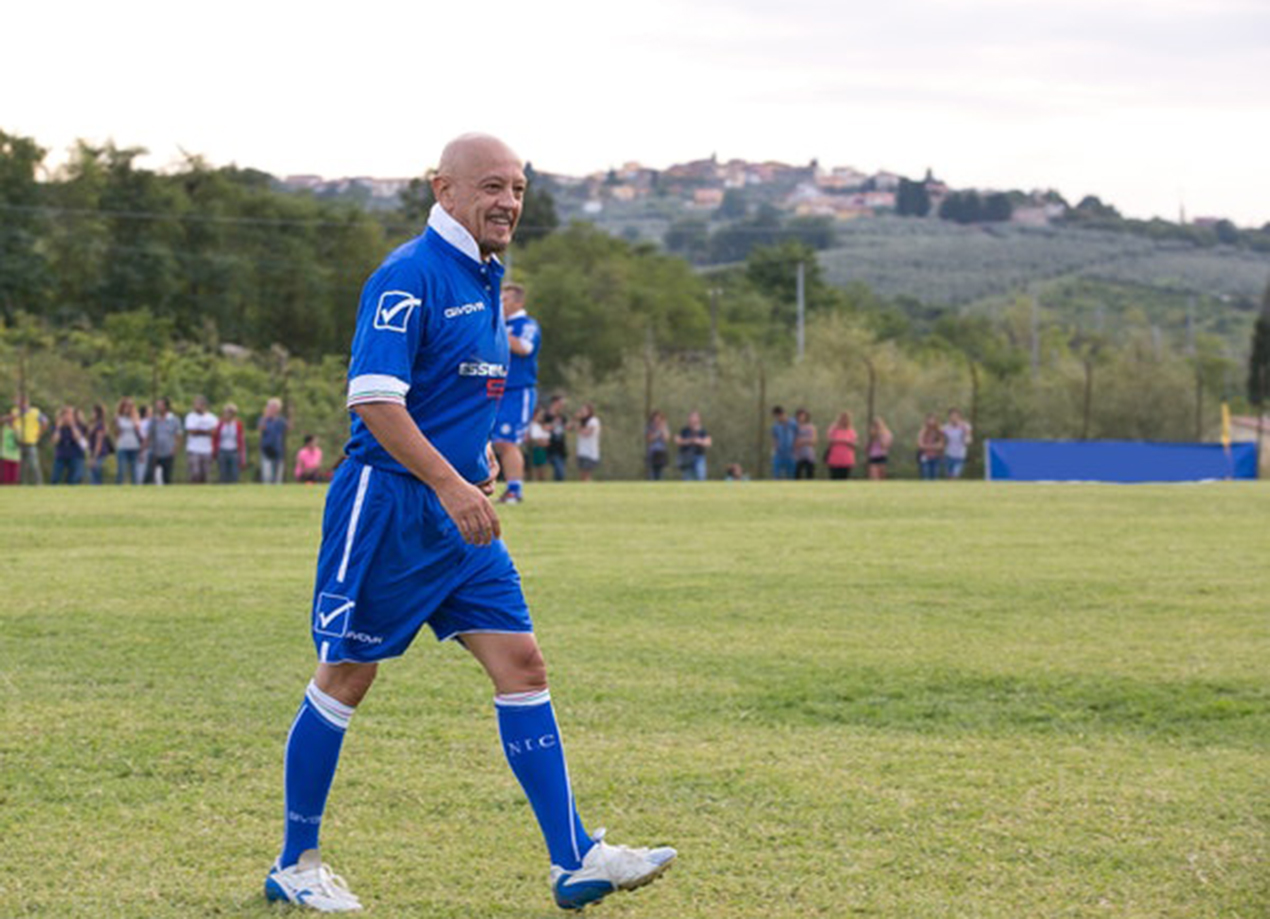 Enrico Ruggeri, attuale presidente della nazionale cantanti