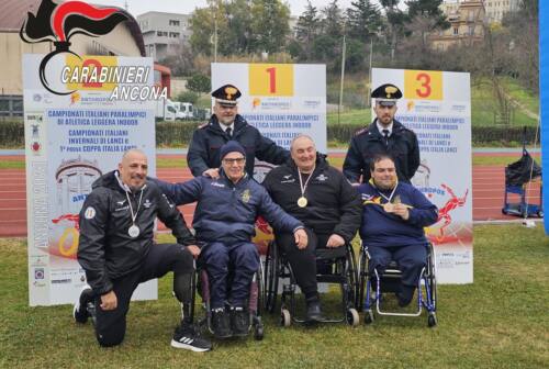 Ancona, show degli atleti militari ai campionati paralimpici di atletica