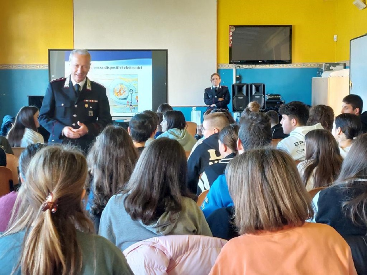 Il maggiore Ciccarelli a scuola