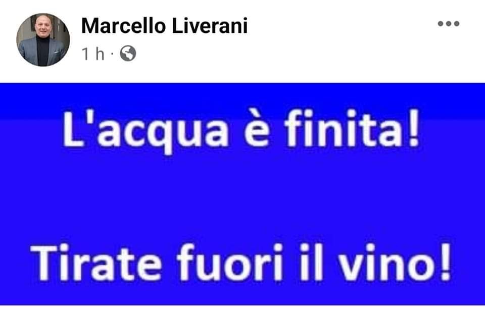 La battuta sui social di Marcello Liverani dopo il maltempo che ha tenuto col fiato sospeso la città di Senigallia