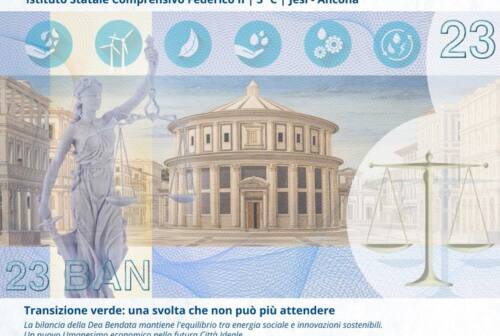 Un like su twitter per la banconota della scuola Federico II di Jesi in gara al Premio di Banca d’Italia