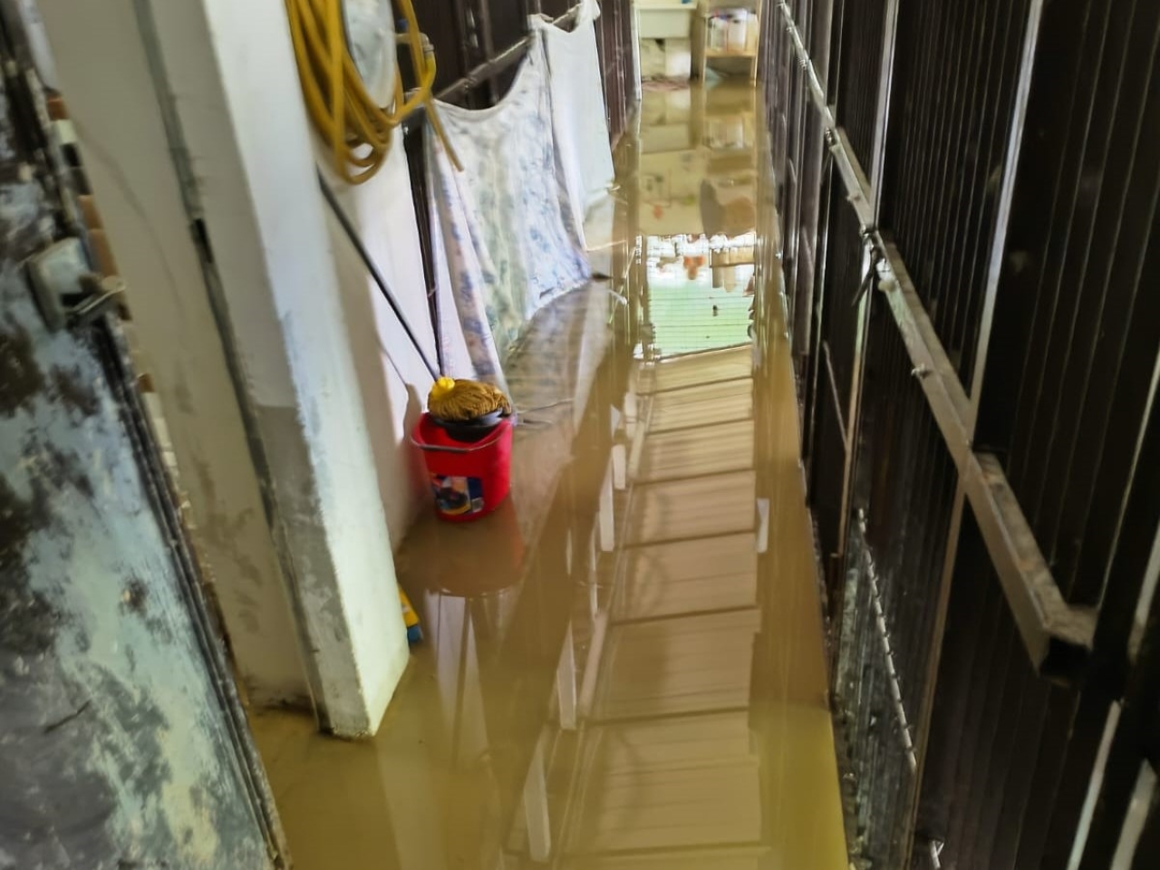 Il canile sanitario di Senigallia allagato per le abbondanti piogge del 16 maggio