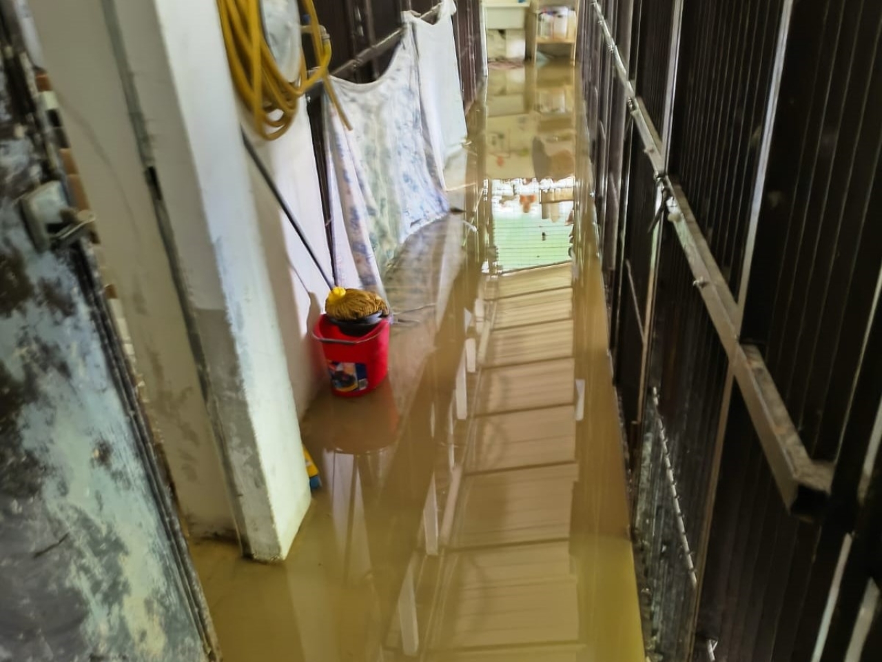 Il canile sanitario di Senigallia allagato per le  abbondanti piogge del 16 maggio