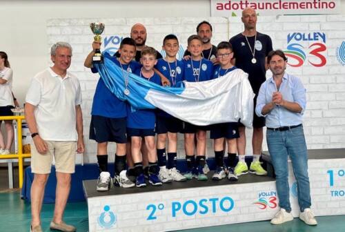 Pallavolo giovanile, la Sabini Castelferretti seconda in Italia nella U12 3×3 maschile