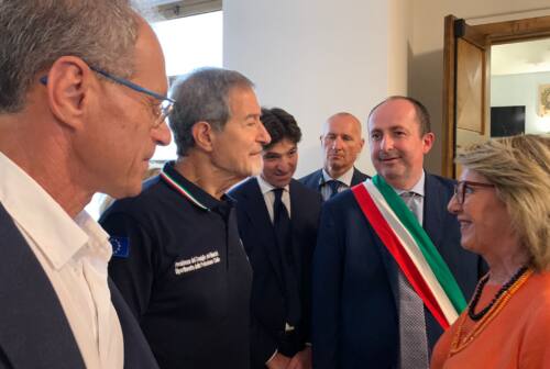 Alluvione, il ministro Musumeci a Pesaro. Vimini: «Chiesto fondi anche per i comuni esclusi»