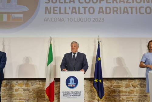 Trilaterale tra Italia, Croazia e Slovenia ad Ancona. Tajani: «Il porto diventerà fondamentale» – VIDEO