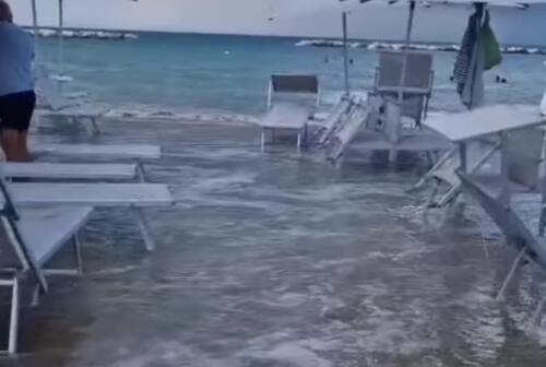 Maltempo, onde anomale da Senigallia a Pesaro