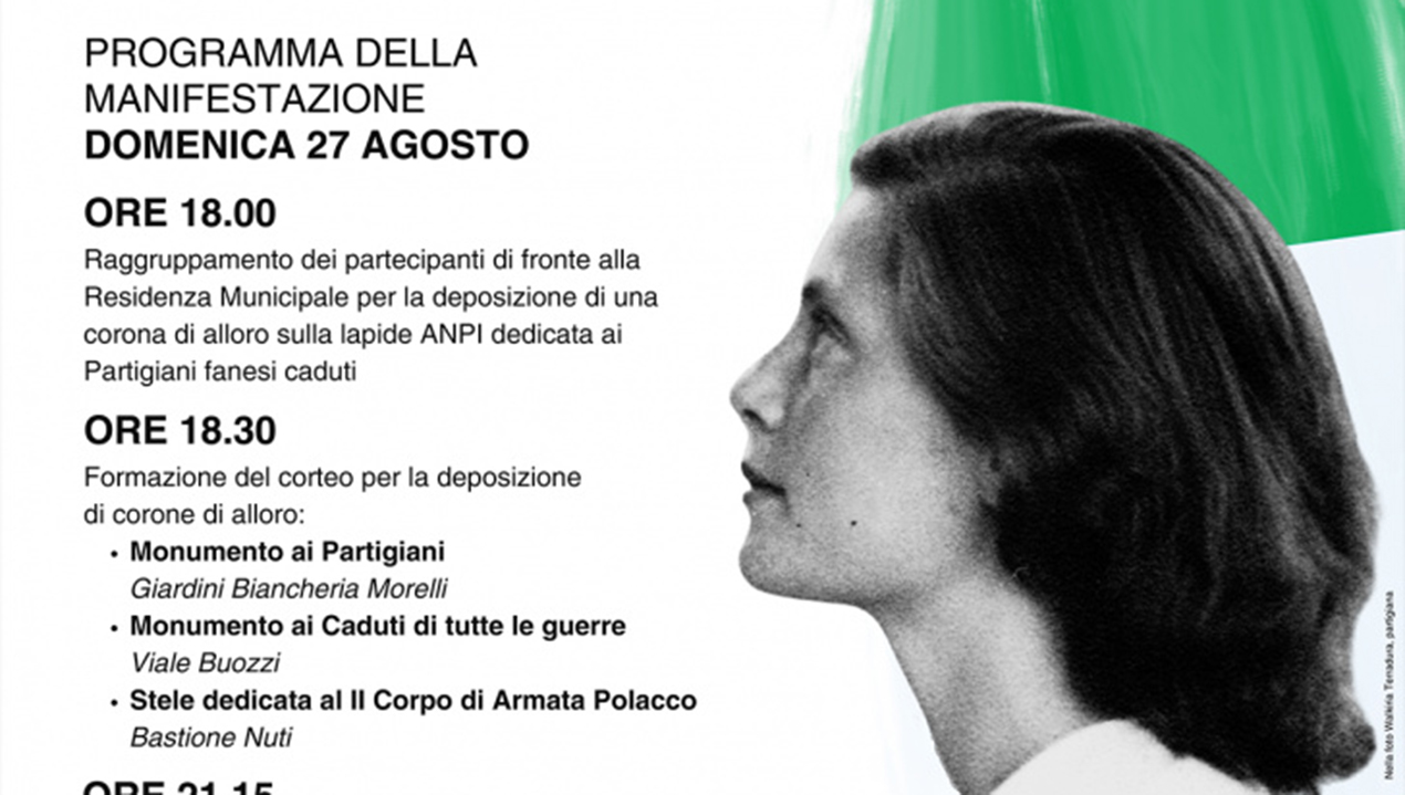 Fano, Il comune celebra il 79° anniversario della Liberazione della città