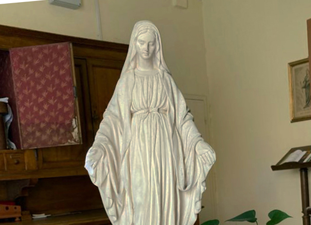 Rubata e restituita la statua della Madonna: è giallo a Fossombrone