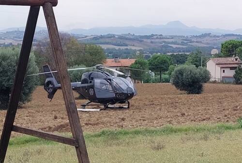 Dalla Corsica a Castelfidardo in elicottero: pranzo ‘al volo’ per dieci clienti francesi