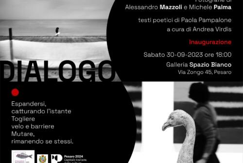 Pesaro, “Dialogo: Alessandro Mazzoli e Michele Palma” dal 30 settembre allo spazio bianco