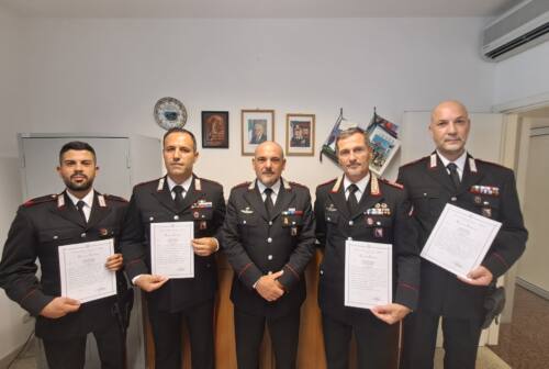 Operazione “Uscita 762”, premiati i carabinieri della Stazione di Numana