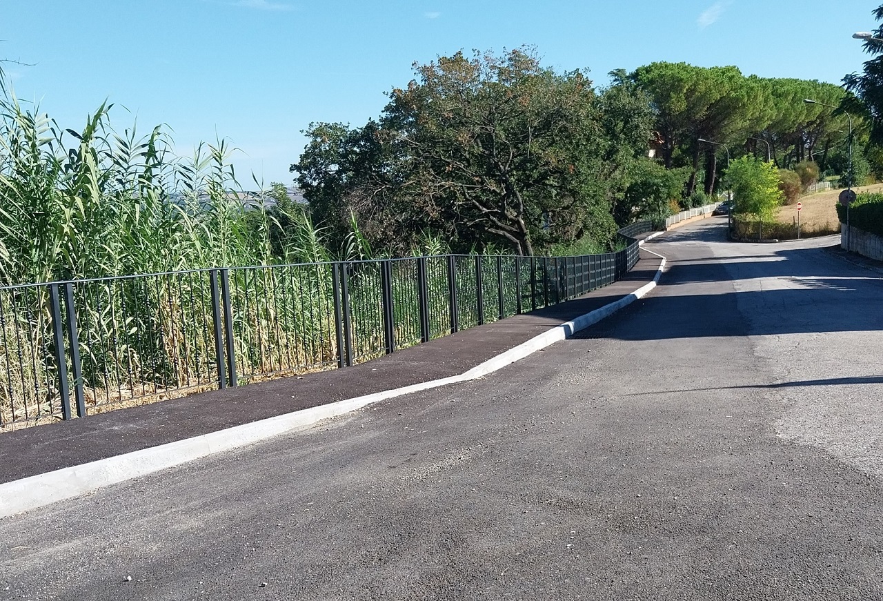 Terminati i lavori di messa in sicurezza dell'area in via Circonvallazione, a Castelleone di Suasa