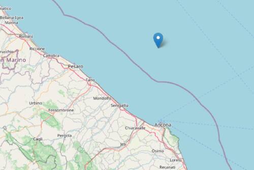 Trema ancora la terra: altra scossa di terremoto a largo della costa tra Mondolfo e Senigallia