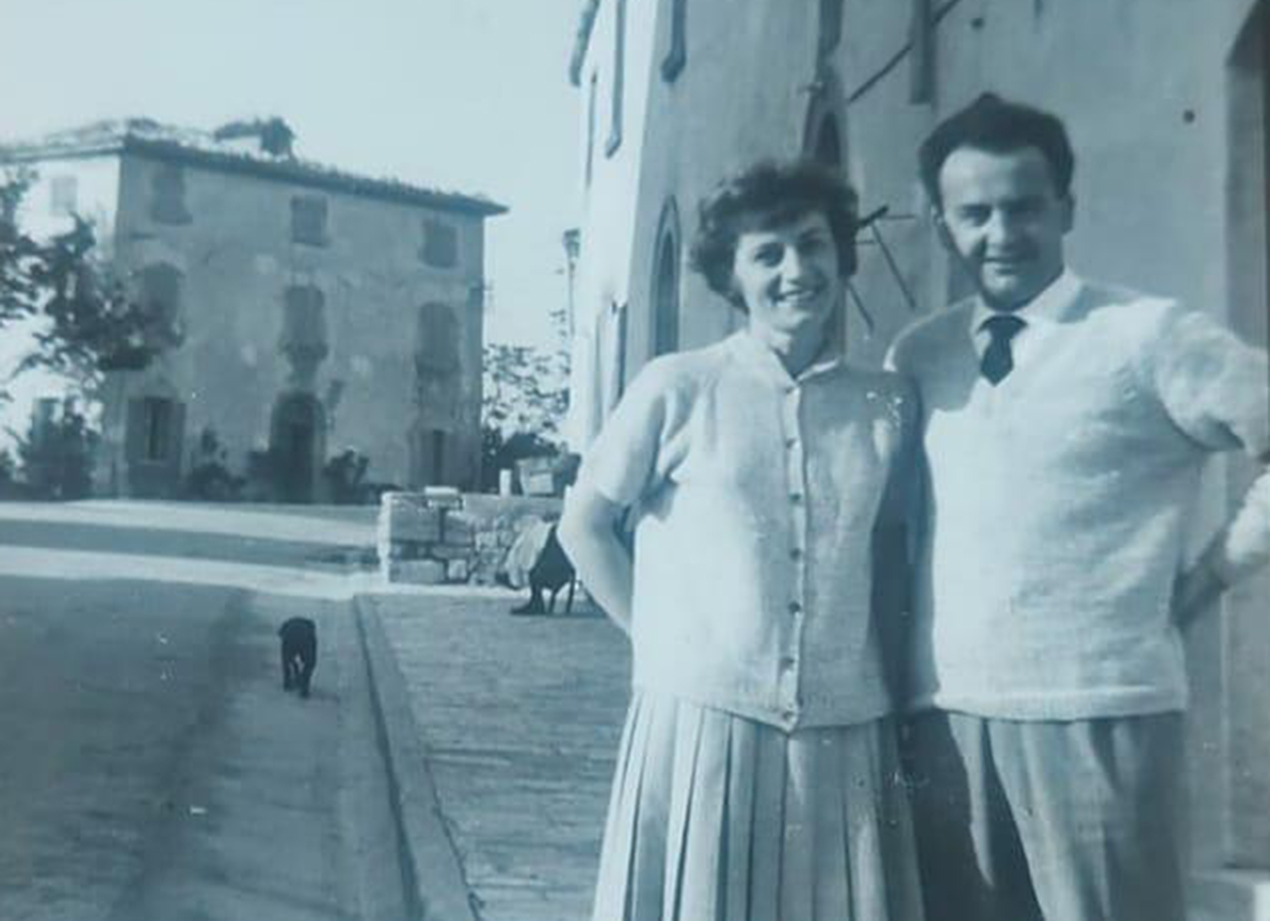 Elvira Bovicelli e Gaetaneo Burioni (Foto di Pietro Balzani, dal gruppo Facebook Maiolo mai)