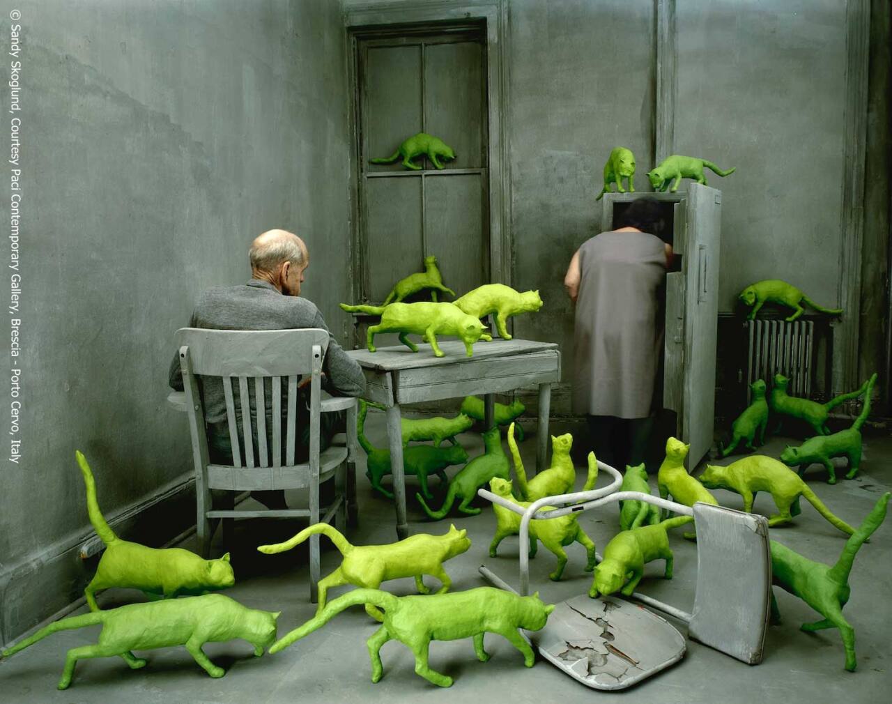 Radioactive cats, 1980 © Sandy Skoglund Courtesy Paci Contemporary Gallery, Brescia - Porto Cervo, Italy