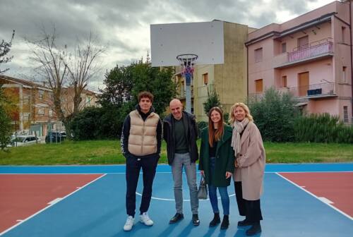 Jesi, rinasce il playground di via Jugoslavia nel nome di Antonio e Sandro Paradisi