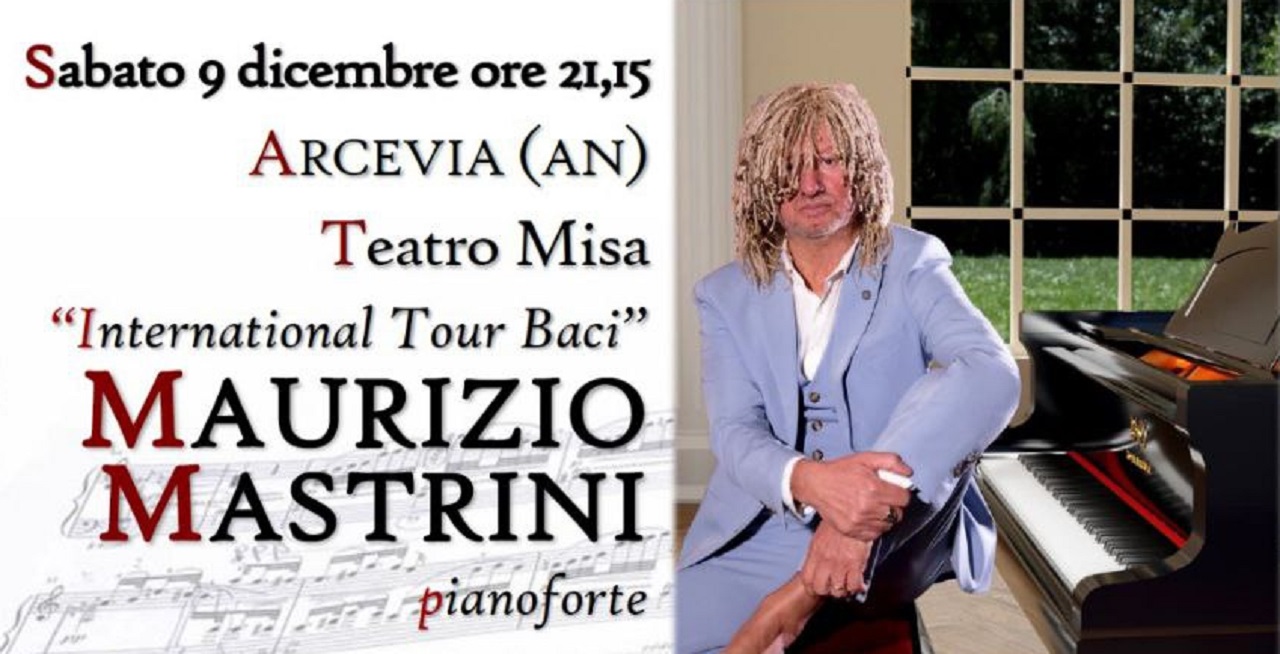 Ad Arcevia l'atteso concerto spettacolo solidale di Maurizio Mastrini
