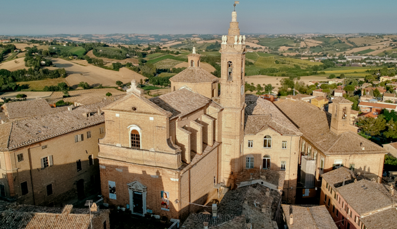Il santuario diocesano di Santa Maria Goretti a Corinaldo. Foto: Corinaldoturismo.it
