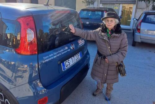 Castelplanio, Fiorella Cerioni dona allo Iom un’auto per l’assistenza domiciliare