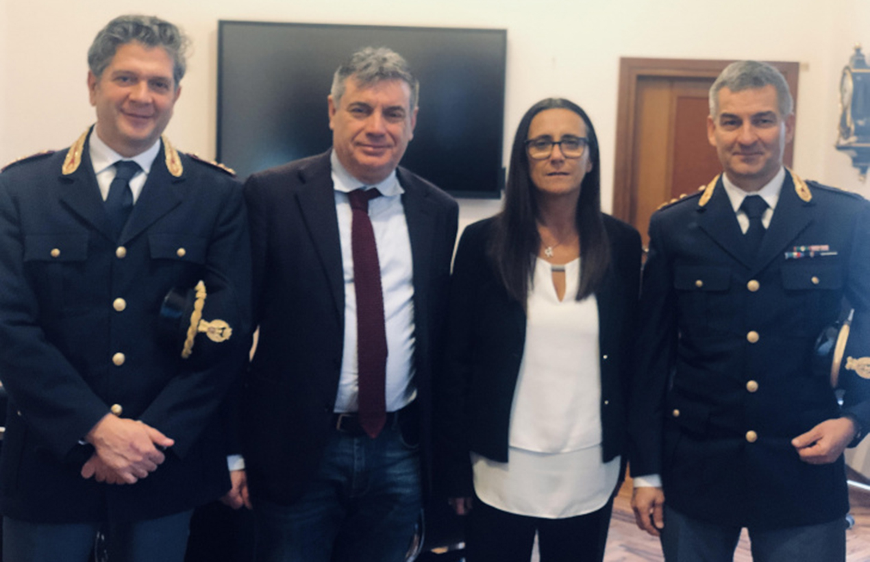 l sindaco Massimo Seri ha incontrato il nuovo Questore della provincia di Pesaro e Urbino Francesca Montereali