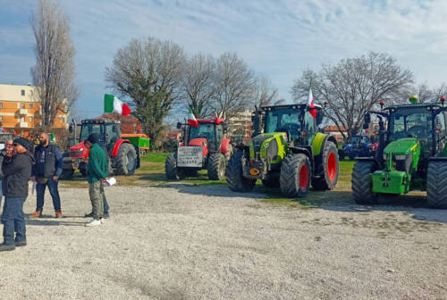 La protesta dei trattori arriva anche a Senigallia