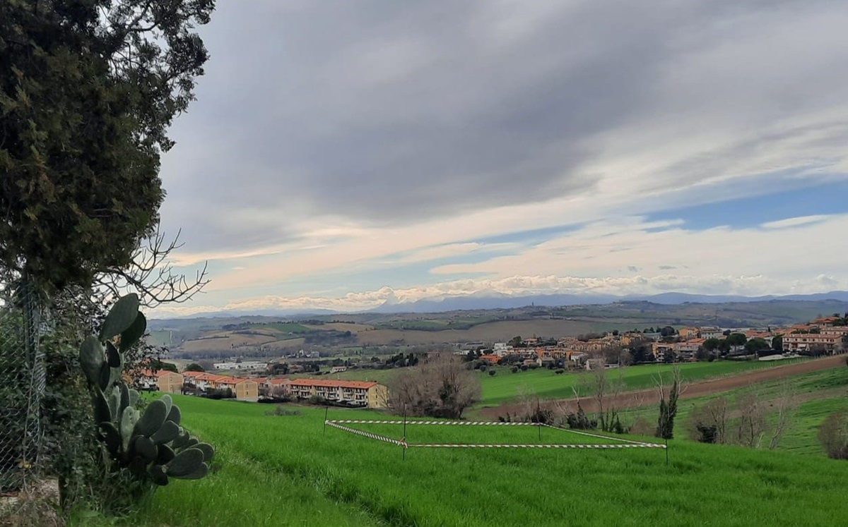 Il sito in via Tonnini a Osimo