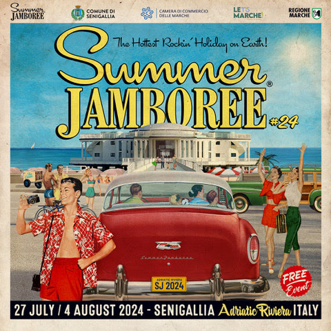Il poster dell'edizione 2024 del Summer Jamboree a Senigallia