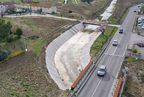 Mitigazione del rischio idrogeologico in Val Musone: terminati i lavori sul fosso Rigo