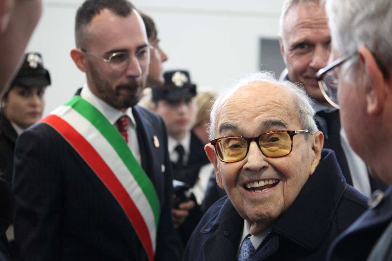 Francesco Merloni, in occasione della visita del ministro Lollobrigida a Matelica