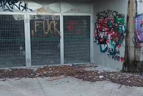 Ascoli, auditorium Montevecchi nel degrado tra sporcizia e atti vandalici