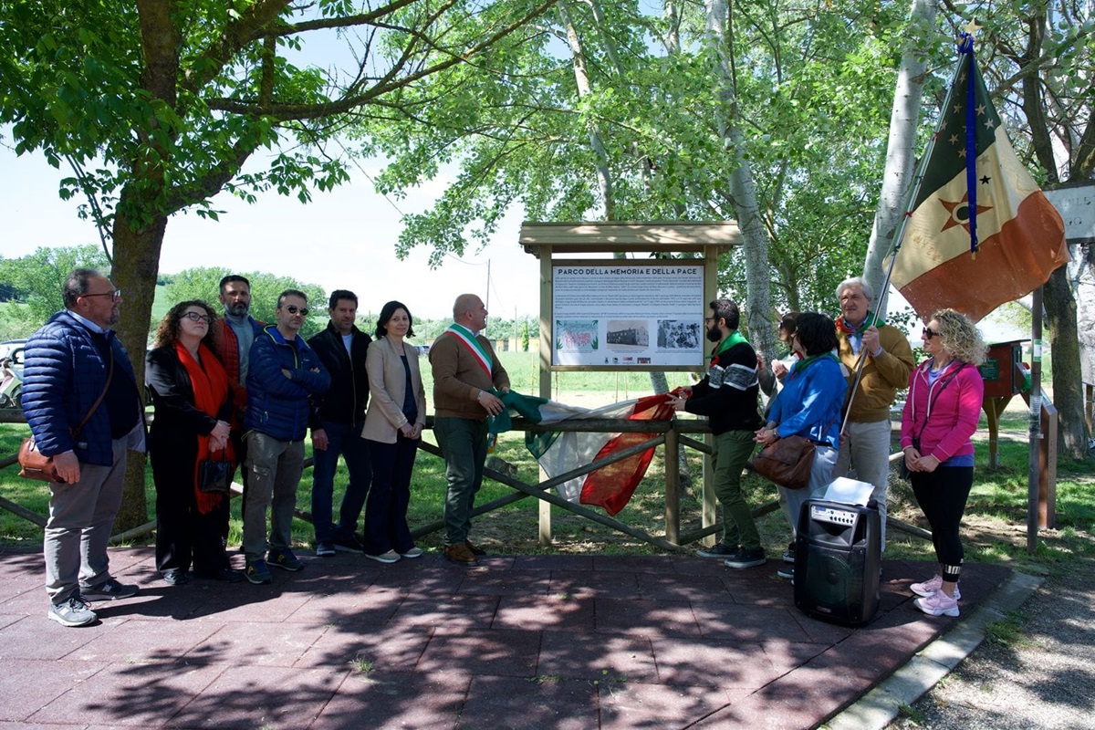 L'inaugurazione del Parco a Osimo