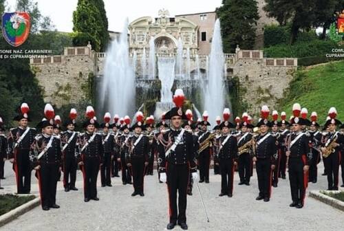 Cupramontana: inaugurazione del monumento ai Caduti di via Fani con la Fanfara dei carabinieri