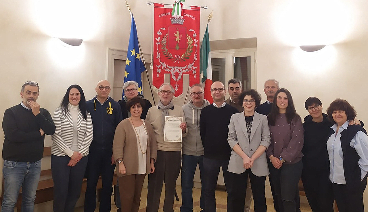 Montecarotto: civica benemerenza a Stefano Schiavoni, direttore artistico del MAM