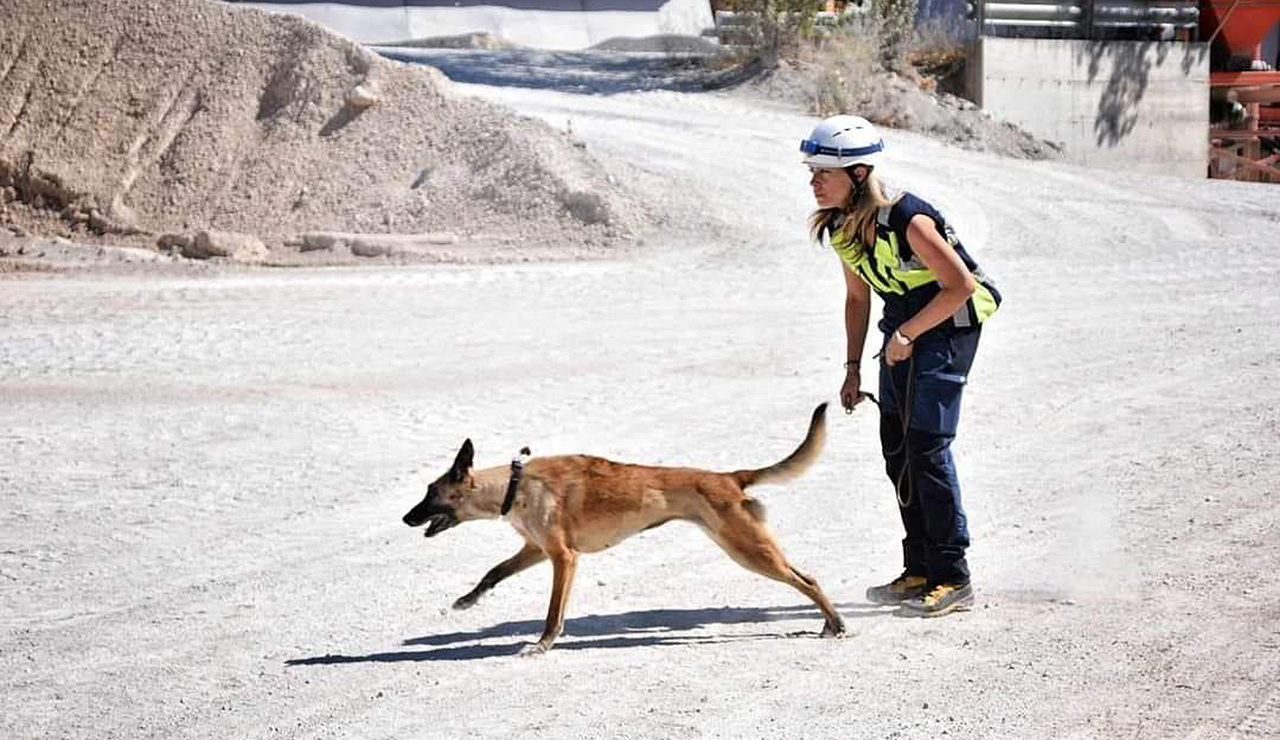 Gabria Pierfederici, addestratrice cinofila Enci e istruttrice per cani da soccorso in superficie