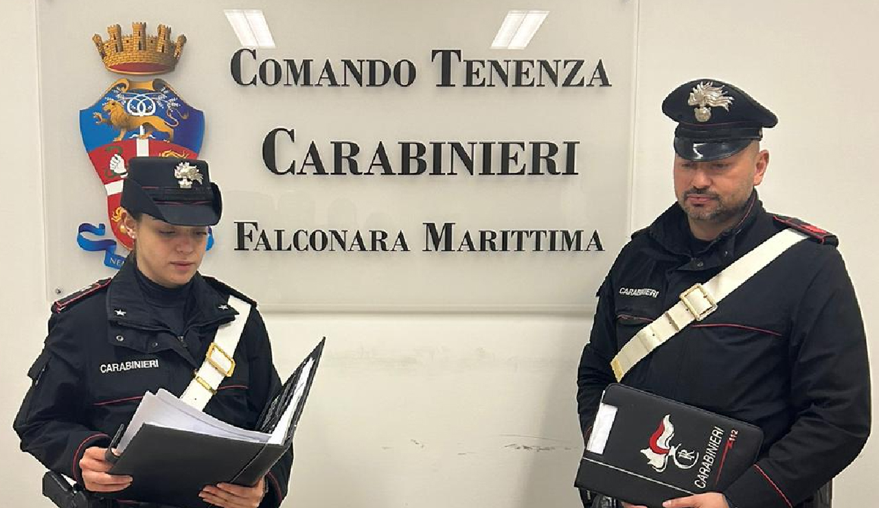 I carabinieri della Tenenza di Falconara Marittima