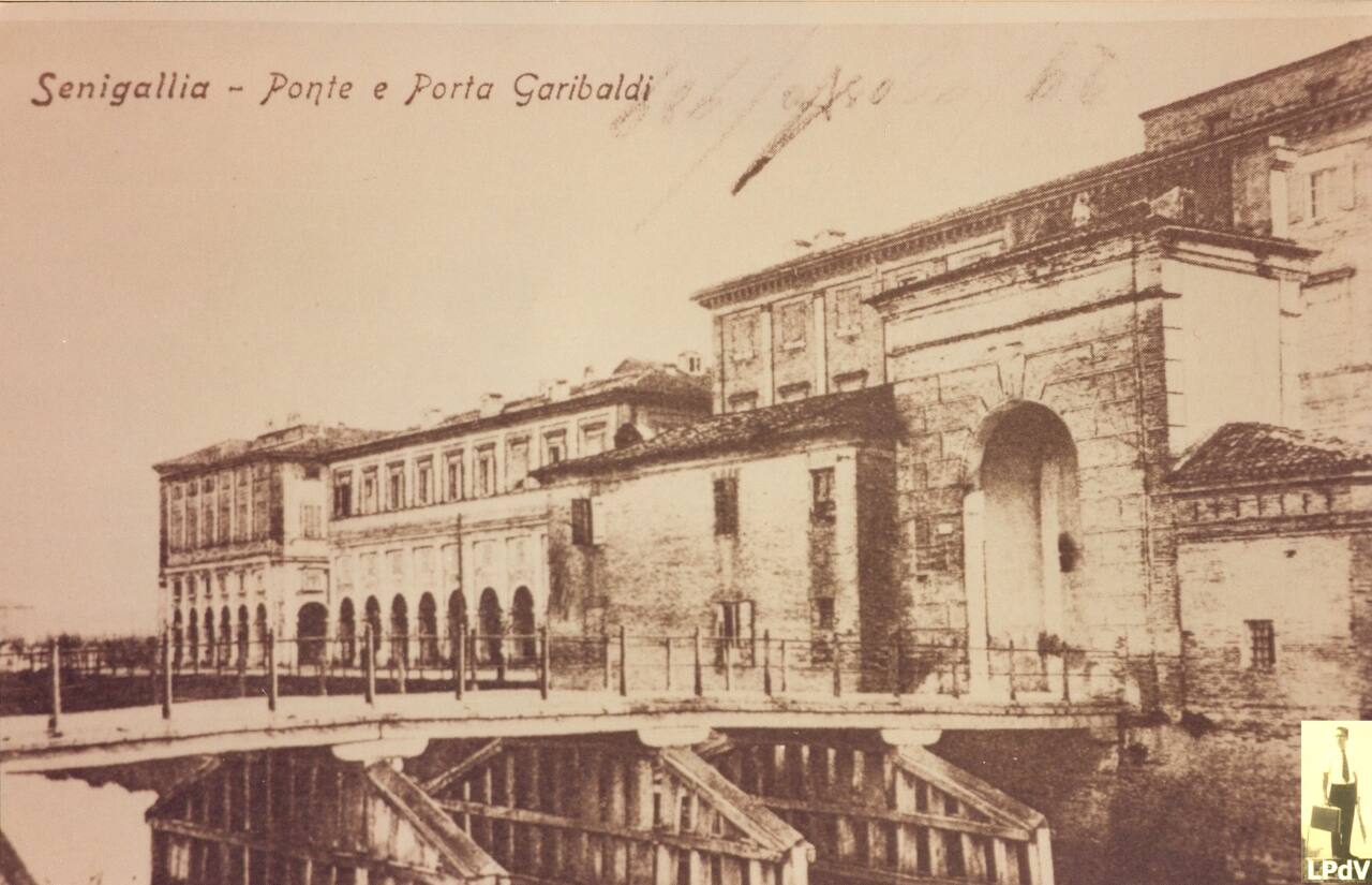 Senigallia: ponte Garibaldi a fine '800