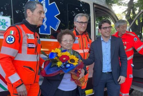 Croce gialla di Ancona, inaugurata una nuova ambulanza