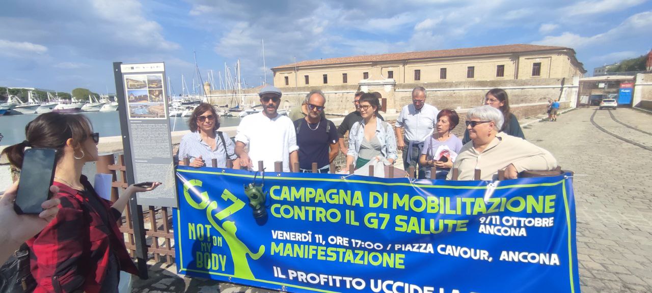 Campagna contro il G7 Salute