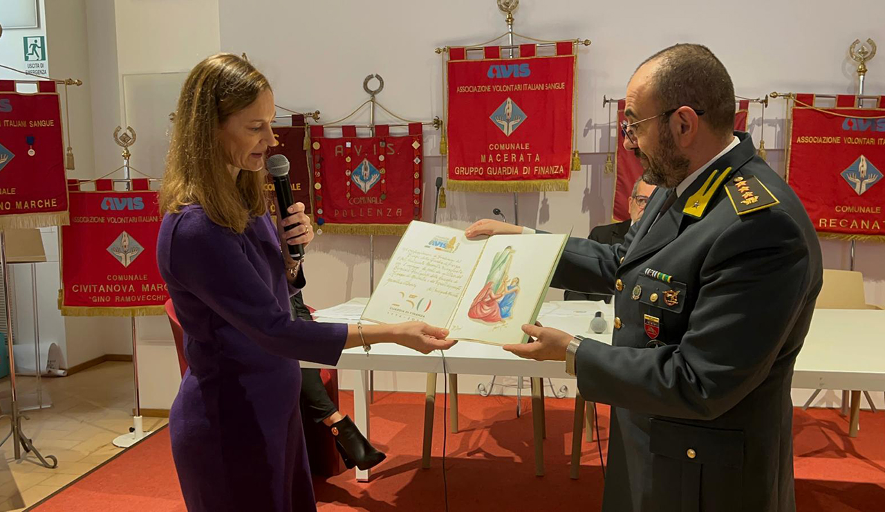 Macerata, "Insieme per la vita": Avis e Guardia di finanza provinciali unite nella donazione