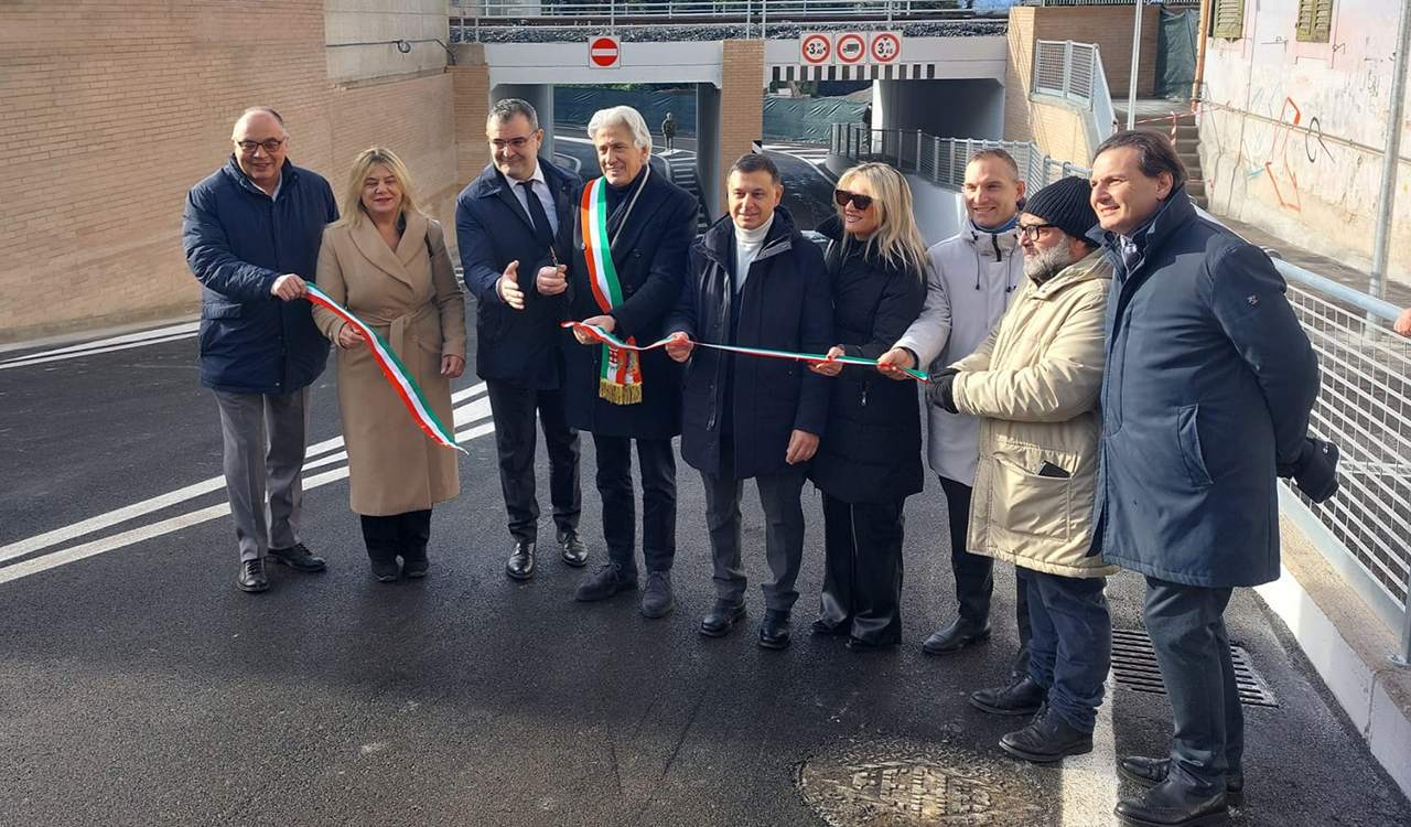 Conclusi i lavori di riqualificazione del sottopasso di via Marche a Macerata (Foto: Comune di Macerata)