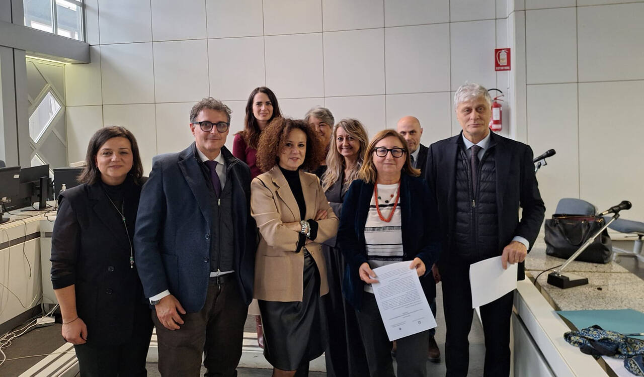 I professionisti intervenuti alla sottoscrizione dell’accordo per il Tribunale di Ancona